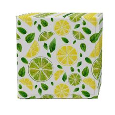 Набор салфеток из 4 шт., 100 % хлопок, 20x20 дюймов, Citrus Summer Fabric Textile Products