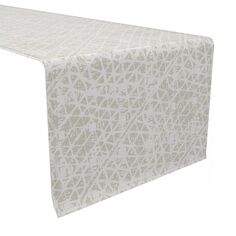 Дорожка для стола, 100% хлопок, 16x90 дюймов, Тан Шибори Fabric Textile Products