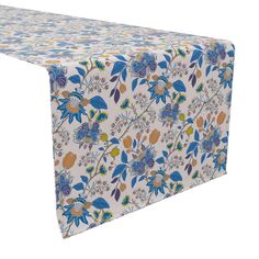 Настольная дорожка, 100 % хлопок, 16x108 дюймов, цветы с рисунком пейсли Fabric Textile Products