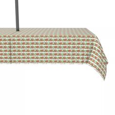 Водоотталкивающее покрытие, для наружного использования, 100 % полиэстер, 60x120 дюймов, в полоску с цветочным узором пиона. Fabric Textile Products
