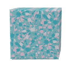 Набор салфеток из 4 шт., 100 % хлопок, 20x20 дюймов, Pink Aqua Tie Dye Fabric Textile Products