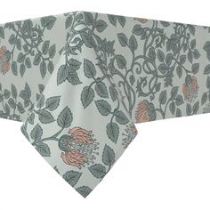 Прямоугольная скатерть, 100 % хлопок, 60x120 дюймов, цветочный 65 Fabric Textile Products