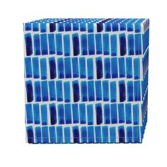 Набор салфеток из 4 шт., 100 % хлопок, 20x20 дюймов, синяя абстрактная акварель. Fabric Textile Products