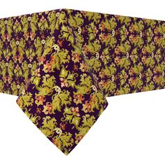 Прямоугольная скатерть, 100 % хлопок, 60х104 дюйма, цветочный 16 Fabric Textile Products