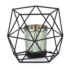 Геометрический подсвечник для чайного светильника — декоративный центральный элемент для мероприятий и домашнего декора Dawhud Direct