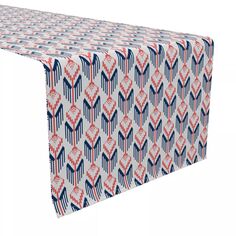 Дорожка для стола, 100 % хлопок, 16x108 дюймов, богемный узор икат. Fabric Textile Products