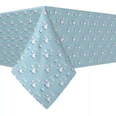 Прямоугольная скатерть, 100% хлопок, 60x84 дюйма, летние чайки и парусники Fabric Textile Products