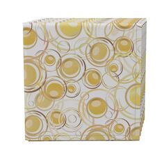Набор салфеток из 4 шт., 100% хлопок, 20x20 дюймов, Golden Dots Fabric Textile Products
