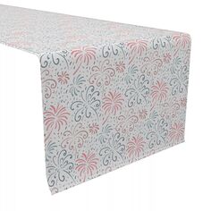 Дорожка для стола, 100 % хлопок, каракули «Фейерверк» 16x90 дюймов Fabric Textile Products