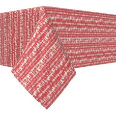 Прямоугольная скатерть, 100% полиэстер, 60х120 дюймов, красный икат, дизайн Fabric Textile Products
