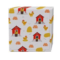 Набор салфеток из 4 шт., 100 % хлопок, 20х20 дюймов, Cartoon Farm Fabric Textile Products