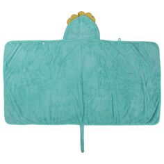 Мягкое впитывающее полотенце с капюшоном из кораллового флиса для ванной комнаты, светло-зеленое, 53 x 31 дюймов Unique Bargains