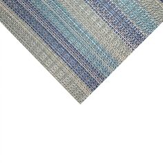 Набор из 4 двусторонних прямоугольных тканых виниловых подставок для столовых приборов Dainty Home Yorkshire, синий