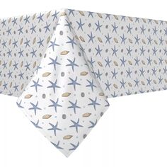 Прямоугольная скатерть, 100% хлопок, 60x120 дюймов, украшение на берегу моря Fabric Textile Products