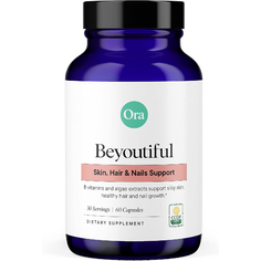 Мультивитамины Ora Organic Hair, Skin, and Nails Support- BeYouTiful, 60 веганских капсул