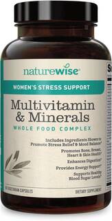 Комплекс мультивитаминов и минералов для женщин NatureWise Stress Support With Sensoril Ashwagandha, 60 капсул