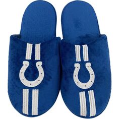 Молодежные тапочки в полоску FOCO Indianapolis Colts Team Unbranded