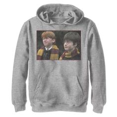 Флисовая толстовка с плакатом и графическим рисунком «Гарри Поттер и Рон Уизли» для мальчиков 8–20 лет Harry Potter