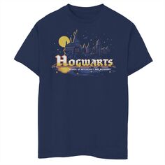 Футболка с рисунком «Лунный свет» и портретом «Гарри Поттер Хогвартс» для мальчиков 8–20 лет Harry Potter