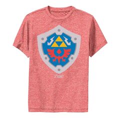 Футболка с логотипом Nintendo Legend Of Zelda Links Awakening Hylian Shield для мальчиков 8–20 лет Licensed Character