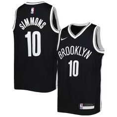 Молодежная футболка Nike Ben Simmons Black Brooklyn Nets 2021/22 Swingman — Icon Edition Nike