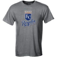 Футболка с логотипом Kansas City Royals Youth - Серый Unbranded