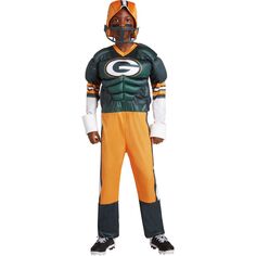 Молодежный зеленый костюм Green Bay Packers Game Day Unbranded