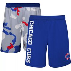 Молодежные шорты Royal Chicago Cubs с камуфляжным принтом Newsies Active Outerstuff