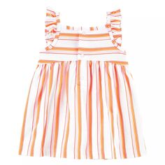 Комплект из двух частей: платье в оранжевую полоску и чехол для подгузников Carter для малышей и девочек Carter&apos;s Carters