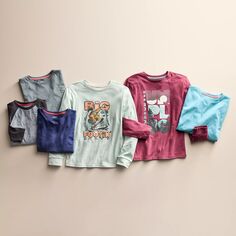 Однотонная футболка Sonoma Goods For Life для мальчиков 8–20 лет на каждый день с длинными рукавами Sonoma Goods For Life
