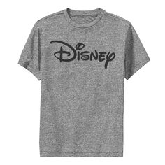 Базовая футболка Disney с логотипом Disney для мальчиков 8–20 лет и графическим рисунком Disney