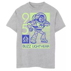 Неоновая футболка с рисунком Базза Лайтера в стиле ретро для мальчиков 8–20 лет Disney/Pixar Disney / Pixar