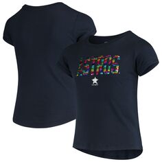 Молодежная футболка New Era Houston Astros с флип-пайетками для девочек New Era