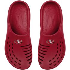 Молодежные сабо FOCO Scarlet San Francisco 49ers Sunny Day Unbranded