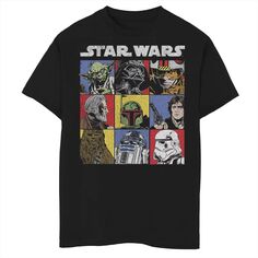Винтажная футболка с графическим рисунком и постером фильма «Звездные войны» для мальчиков 8–20 лет Star Wars