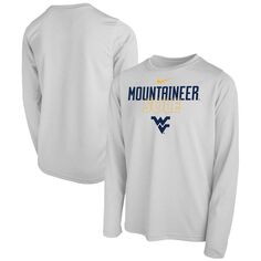 Молодежная белая футболка Nike West Virginia Mountaineers 2023 On Court Sole Bench Nike