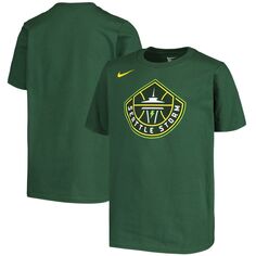 Мужская зеленая футболка с логотипом Nike Seattle Storm WNBA Nike