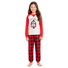 Пижамный комплект Jammies For Your Families для девочек 4–18 лет Beary Cool «Cute Bear» от Cuddl Duds Cuddl Duds