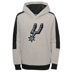 Молодежный серый пуловер с капюшоном San Antonio Spurs Live Outerstuff