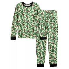 Пижамный комплект Jammies For Your Families для девочек 4–16 лет с принтом «Pine Needles &amp; Snow» Jammies For Your Families