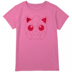 Футболка с рисунком Pokemon Happy Jigglypuff для девочек 8–20 лет Pokemon Pokémon