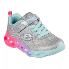 Светящиеся туфли для девочек Skechers S-Lights Twisty Brights Skechers