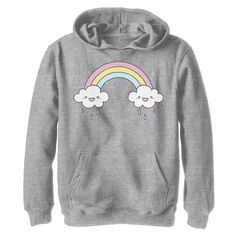 Флисовый пуловер с капюшоном и рисунком Fifth Sun Happy Clouds для мальчиков 8–20 лет Licensed Character