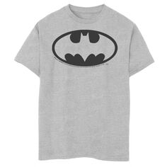 Базовая футболка с графическим рисунком на груди и логотипом DC Comics для мальчиков 8–20 лет с Бэтменом DC Comics