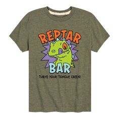 Футболка с рисунком Rugrats Reptar Bar для мальчиков 8–20 лет Nickelodeon