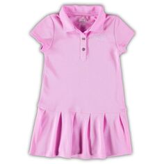 Платье-поло с короткими рукавами и розовым принтом штата Огайо для девочек Buckeyes Caroline Unbranded