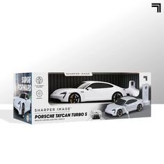 Игрушечная машинка Sharper Image с радиоуправлением Porsche Taycan Turbo S 1:20 Sharper Image