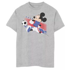 Футбольная футболка с рисунком Микки Мауса Disney для мальчиков 8–20 лет, США Disney