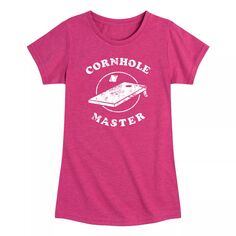 Летняя футболка с рисунком Cornhole Master для девочек 7–16 лет Licensed Character