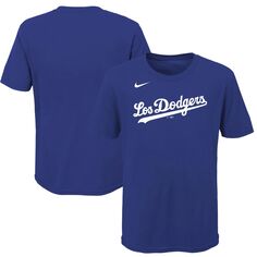 Футболка Nike Royal Los Angeles Dodgers 2021 City Connect с надписью для малышей Nike